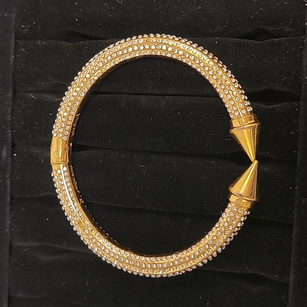 Vita Fede Mini Titan Bracelet with Clear Crystals all around Unisex New